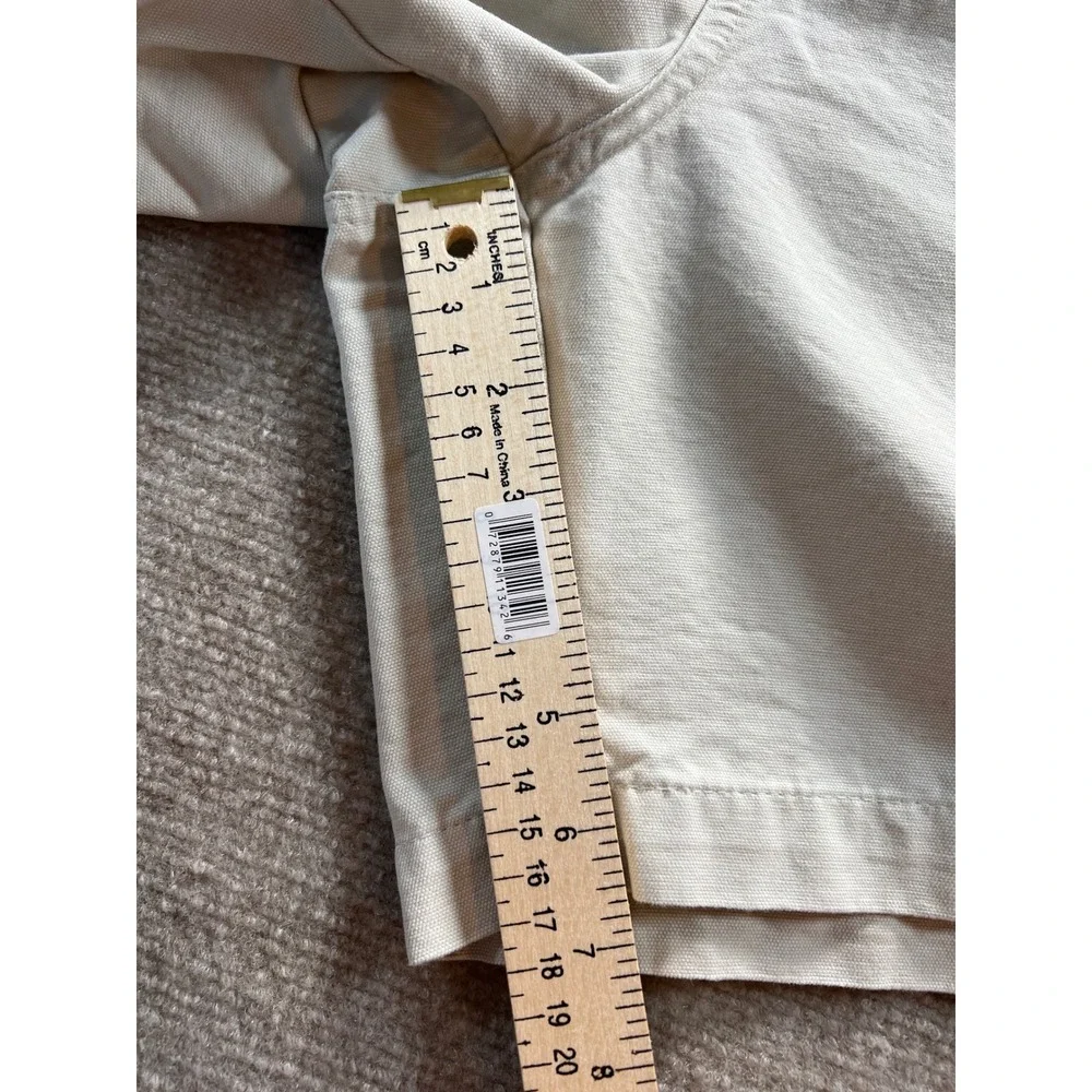 Columbia Mens Fossil Beige Cotton Canvas Cargo Shorts 38 XM4244-022 7 Inseam